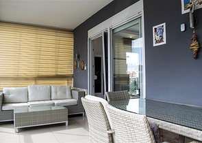 مجمع انيق في اوبا - شقة 2 غرفة وصالة مفروشة -في منطقة اوبا / الانيا 