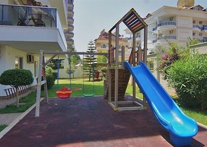 مجمع انيق في اوبا - شقة 2 غرفة وصالة مفروشة -في منطقة اوبا / الانيا 