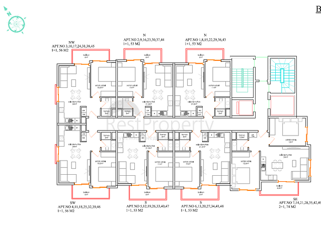 شقق بالاقساط في مركز المدينة - مجمع فاخر في الانيا 