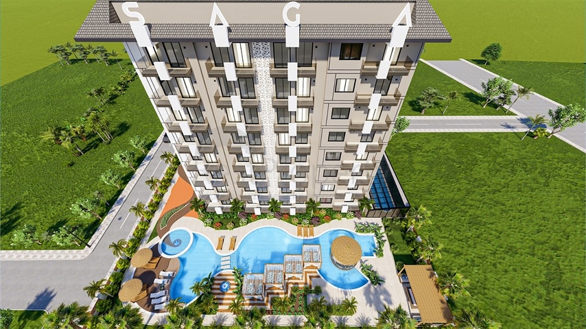 شقق بالاقساط في مركز المدينة - مجمع فاخر في الانيا 