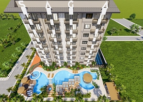 شقق بالاقساط في مركز المدينة - مجمع فاخر في الانيا 