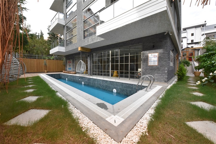 شاطئ كليوباترا - شقة 2 غرفة وصالة ضمن مجمع حديث -في مركز الانيا 