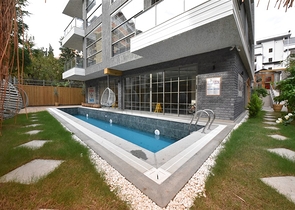 شاطئ كليوباترا - شقة 2 غرفة وصالة ضمن مجمع حديث -في مركز الانيا 