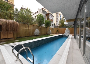 شاطئ كليوباترا - شقة 2 غرفة وصالة ضمن مجمع حديث -في مركز الانيا 