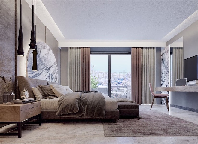 فلل للبيع في الانيا - اطلالة بحر وقلعة - بالاقساط حتى تاريخ التسليم - مركز الانيا 