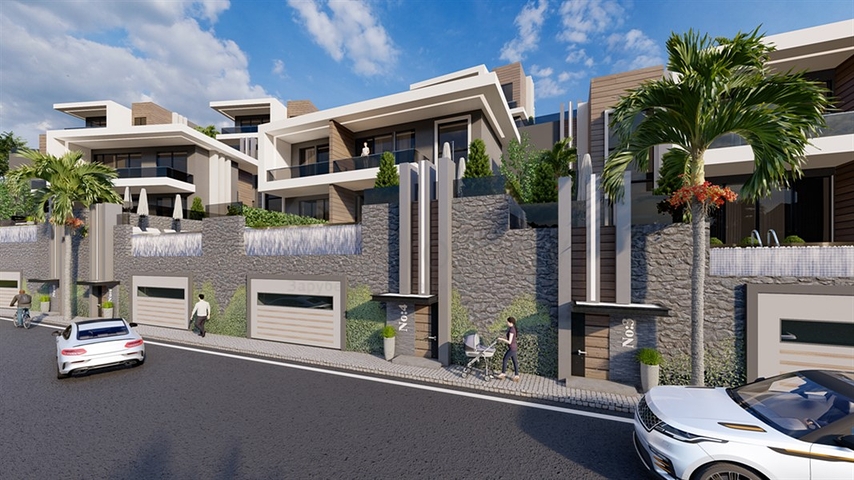 فلل للبيع في الانيا - اطلالة بحر وقلعة - بالاقساط حتى تاريخ التسليم - مركز الانيا 