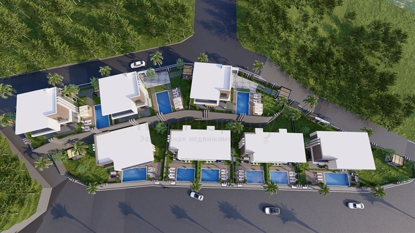 فلل للبيع في الانيا - اطلالة بحر وقلعة - بالاقساط حتى تاريخ التسليم - مركز الانيا 