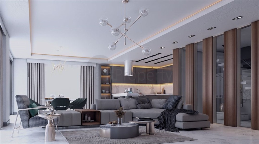 فلل للبيع في الانيا - اطلالة بحر وقلعة - بالاقساط حتى تاريخ التسليم - مركز الانيا 