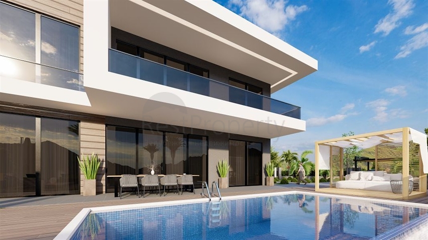 فلل للبيع في الانيا - اطلالة بحر وقلعة - بالاقساط حتى تاريخ التسليم - مركز الانيا 