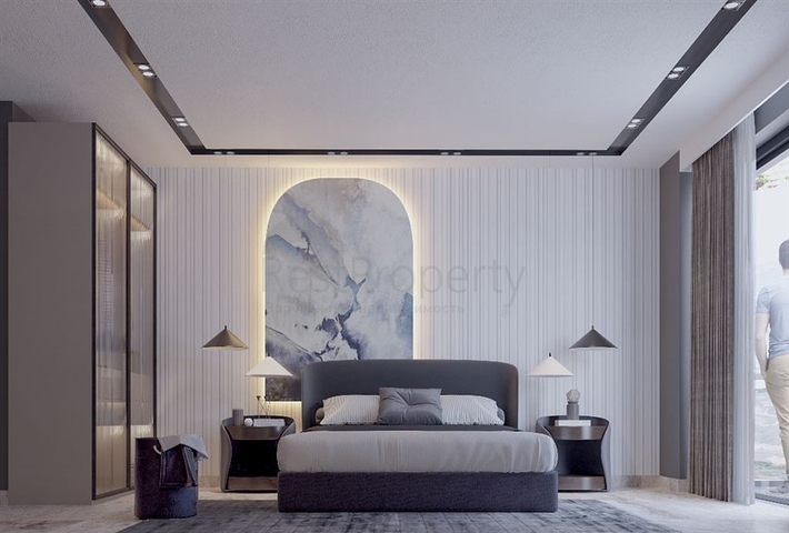 فلل للبيع في الانيا - اطلالة بحر وقلعة - بالاقساط حتى تاريخ التسليم - مركز الانيا 