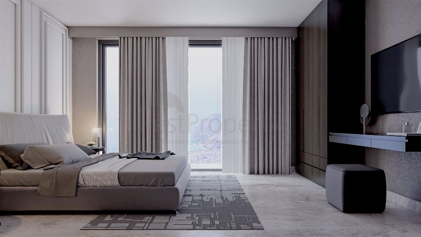 فلل للبيع في الانيا - اطلالة بحر وقلعة - بالاقساط حتى تاريخ التسليم - مركز الانيا 