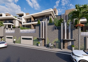 فلل للبيع في الانيا - اطلالة بحر وقلعة - بالاقساط حتى تاريخ التسليم - مركز الانيا 