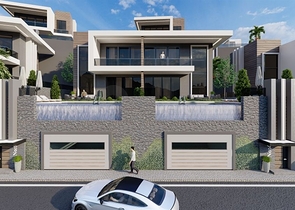 فلل للبيع في الانيا - اطلالة بحر وقلعة - بالاقساط حتى تاريخ التسليم - مركز الانيا 