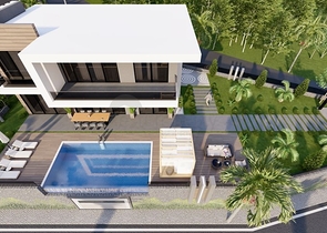 فلل للبيع في الانيا - اطلالة بحر وقلعة - بالاقساط حتى تاريخ التسليم - مركز الانيا 