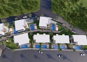 فلل للبيع في الانيا - اطلالة بحر وقلعة - بالاقساط حتى تاريخ التسليم - مركز الانيا 