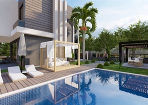 فلل للبيع في الانيا - اطلالة بحر وقلعة - بالاقساط حتى تاريخ التسليم - مركز الانيا 