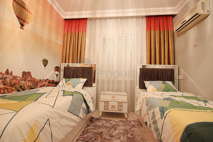 قريبة من البحر - شقة 2 غرفة وصالة مفروشة -في محمودلار / الانيا 