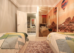 قريبة من البحر - شقة 2 غرفة وصالة مفروشة -في محمودلار / الانيا 