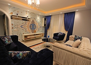 قريبة من البحر - شقة 2 غرفة وصالة مفروشة -في محمودلار / الانيا 