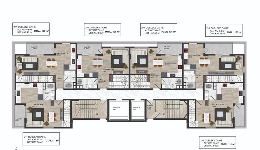 الاستثمار العقاري في الانيا - شقق قيد الانشاء -في محمودلار 