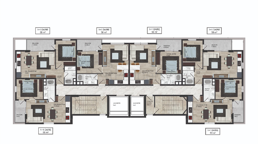 الاستثمار العقاري في الانيا - شقق قيد الانشاء -في محمودلار 