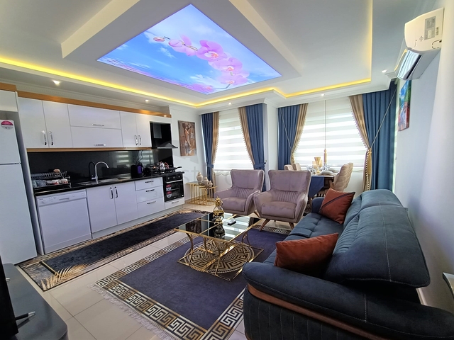 شقق اطلالة بحر في الانيا - غرفة وصالة واسعة -في محمودلار 