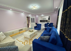شقة عائلية واسعة في الانيا - غرفتين وصالة مفروشة -ضمن مجمع سكني -محمودلار/ الانيا 