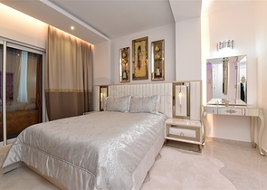 شقق فاخرة في الانيا - مجمع 5 نجوم -شقة 2 غرفة وصالة مفروشة -في محمودلار / الانيا