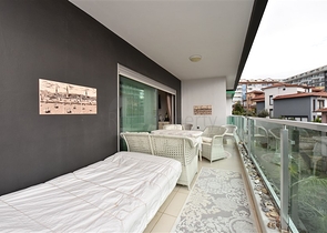 اطلالة بحر في كارجيجاك - شقة 2 غرفة وصالة -ضمن مجمع 5 نجوم -في كارجيجاك / الانيا 