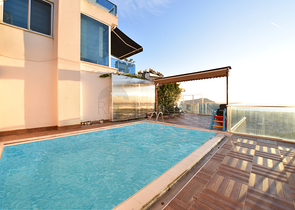 من افخم الفلل في الانيا - اطلالة ساحرة على البحر والقلعة - في مركز الانيا 