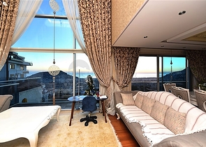 من افخم الفلل في الانيا - اطلالة ساحرة على البحر والقلعة - في مركز الانيا 