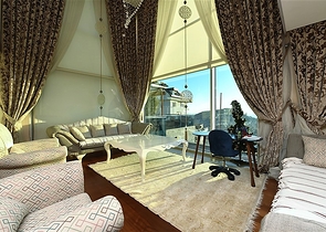 من افخم الفلل في الانيا - اطلالة ساحرة على البحر والقلعة - في مركز الانيا 