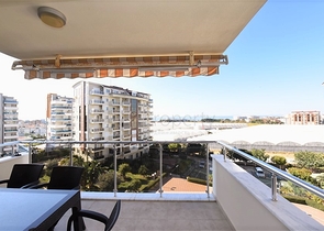 اطلالة بحر في الانيا - شقة غرفة وصالة مفروشة -ضمن مجمع يضم كافة الخدمات -افسلار / الانيا 