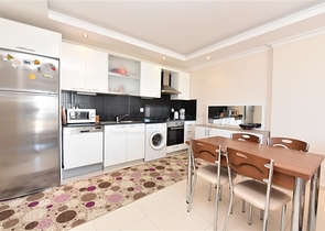 اطلالة بحر في الانيا - شقة غرفة وصالة مفروشة -ضمن مجمع يضم كافة الخدمات -افسلار / الانيا 