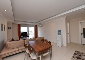 اطلالة بحر في الانيا - شقة غرفة وصالة مفروشة -ضمن مجمع يضم كافة الخدمات -افسلار / الانيا 