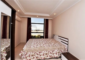 اطلالة بحر في الانيا - شقة غرفة وصالة مفروشة -ضمن مجمع يضم كافة الخدمات -افسلار / الانيا 