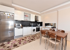 اطلالة بحر في الانيا - شقة غرفة وصالة مفروشة -ضمن مجمع يضم كافة الخدمات -افسلار / الانيا 