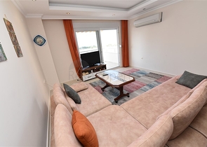 اطلالة بحر في الانيا - شقة غرفة وصالة مفروشة -ضمن مجمع يضم كافة الخدمات -افسلار / الانيا 