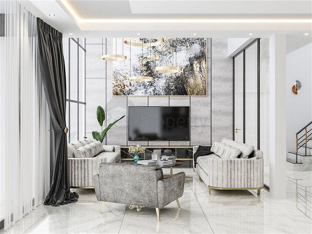 فلل فاخرة في الانيا - اطلالة بحر - 4 غرف وصالة في اوبا /الانيا 