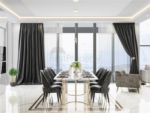 فلل فاخرة في الانيا - اطلالة بحر - 4 غرف وصالة في اوبا /الانيا 