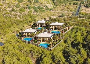 فلل فاخرة في الانيا - اطلالة بحر - 4 غرف وصالة في اوبا /الانيا 