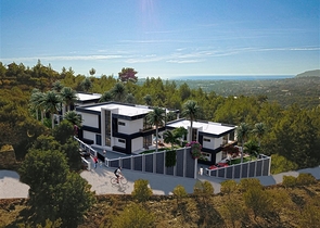 فلل فاخرة في الانيا - اطلالة بحر - 4 غرف وصالة في اوبا /الانيا 