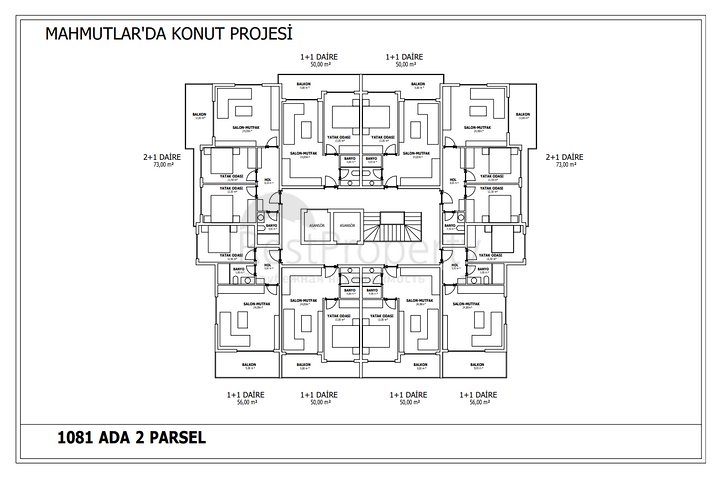شقق بالتقسيط في مدينة الانيا - مجمع قيد الانشاء في منطقة محمودلار / الانيا 