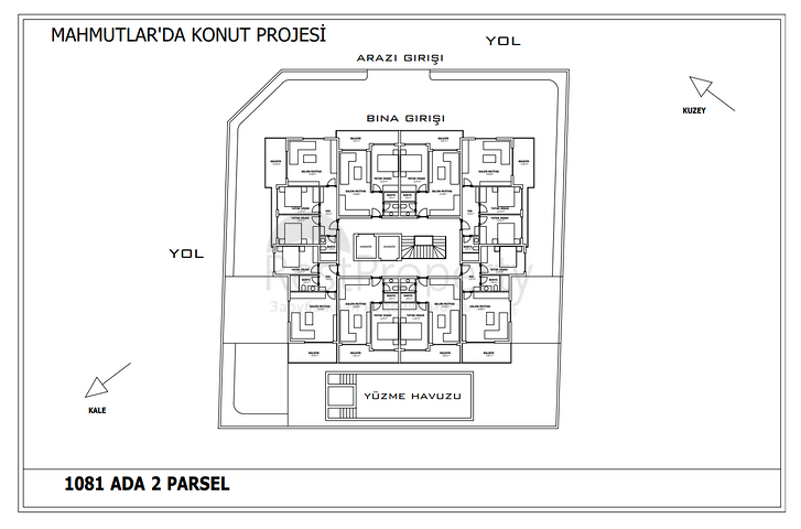 شقق بالتقسيط في مدينة الانيا - مجمع قيد الانشاء في منطقة محمودلار / الانيا 