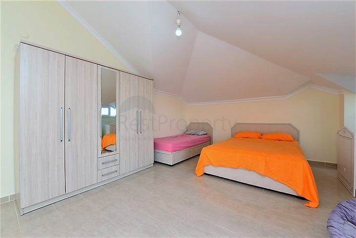 اطلالة بحر - دوبلكس 3 غرف وصالة في ديمرتاش / الانيا 