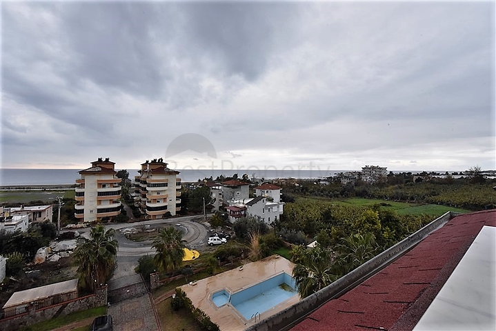 اطلالة بحر - دوبلكس 3 غرف وصالة في ديمرتاش / الانيا 