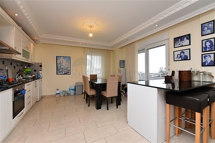 اطلالة بحر - دوبلكس 3 غرف وصالة في ديمرتاش / الانيا 