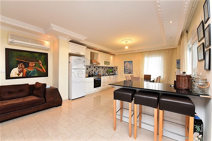 اطلالة بحر - دوبلكس 3 غرف وصالة في ديمرتاش / الانيا 