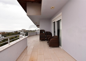 اطلالة بحر - دوبلكس 3 غرف وصالة في ديمرتاش / الانيا 