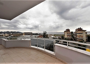 اطلالة بحر - دوبلكس 3 غرف وصالة في ديمرتاش / الانيا 